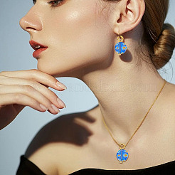 30 Stück Millefiori-Glasanhänger&nbsp;PALLOY-AR00046