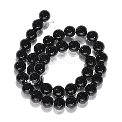 Sintetico pietra nera fili di perline&nbsp;X-GSR10mmC044