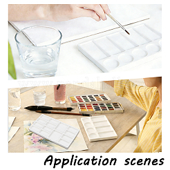 2 Stück Porzellanpalette in 2 Ausführungen&nbsp;DIY-GO0003-38