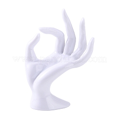 Modello di mano con display ad anello in plastica&nbsp;LS-DIY-I047-04B