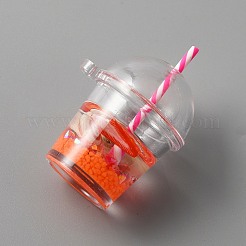 Pendentifs de tasse en plastique lumineux&nbsp;LS-KY-WH0045-42D