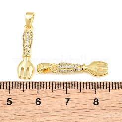 Pendentifs en laiton zircon cubique transparent&nbsp;CU-CBA9AB3-20G