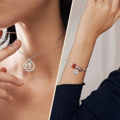 40 pièces 8 styles pendentifs en alliage de style tibétain&nbsp;FIND-YW0006-87AS