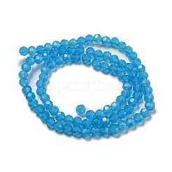 Ständer aus imitierten Jade-Glasperlen&nbsp;EGLA-A035-J4mm-D07