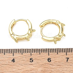 Pendientes de aro de latón&nbsp;KK-CBA30C7-31G