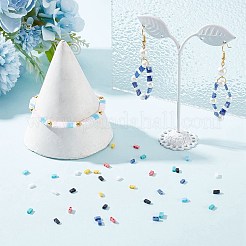 800 Stück undurchsichtige Glas-Saatperlen im 8-Stil mit 2 Löchern&nbsp;SEED-SC0001-10