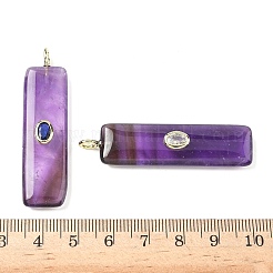 Pendentifs en améthyste naturelle&nbsp;G-H318-03G-06