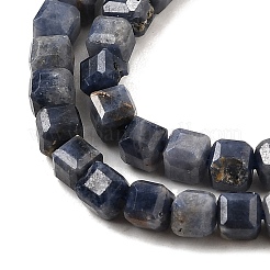 Filamenti di perline naturali zaffiri&nbsp;G-G259-B04-3x3mm
