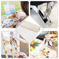 Beschichtetes Canvas aus Leinenmischung&nbsp;DRAW-WH0002-01