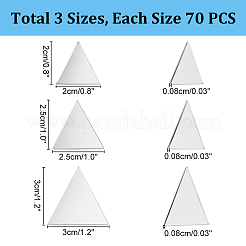 210 feuille de cabochons acryliques adhésifs de 3 styles&nbsp;DIY-PH0022-93E