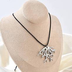 Collana da donna con ciondolo a forma di corallo in acciaio inossidabile 304&nbsp;SA-CBAFEB5-04P