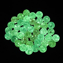 Leuchtende transparente Acrylperlen&nbsp;LACR-S001-13-10mm