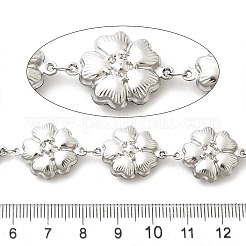 304 Edelstahl-Blumengliederketten&nbsp;CHS-C016-05P