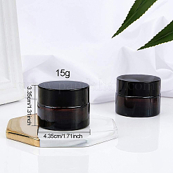 Juegos de tarros de crema de cosméticos de vidrio portátiles&nbsp;DIY-BC0010-97