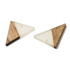 Lueur lumineuse dans le pendentif en bois et résine sombre&nbsp;WOOD-H104-03
