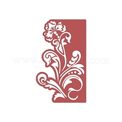 Blumenmuster Kohlenstoffstahl Schneidwerkzeuge Schablonen&nbsp;DIY-WH0170-010