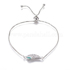 Verstellbare Messing-Bolo-Armbänder&nbsp;BJEW-L618-05P