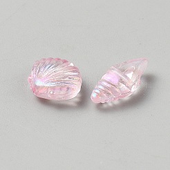 6 perline acriliche trasparenti in stile&nbsp;MACR-WH20003-07B