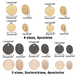 40 Stück 10 Stil PVD Vakuumbeschichtung 304 Edelstahl Charms&nbsp;STAS-CA0001-20