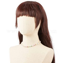 Perlenkette aus ABS-Kunststoff mit Acrylperlen für Frauen&nbsp;NJEW-JN03881
