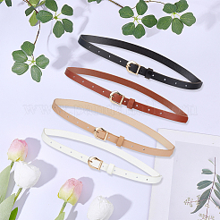 4 ceinture en cuir PU bicolore&nbsp;AJEW-WH20816-276AG-02