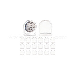 Boîte de présentation de pièces commémoratives en acrylique transparent&nbsp;ODIS-WH0030-96A