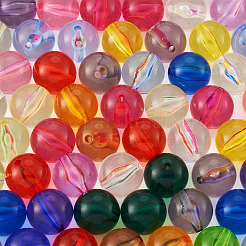 90 pz 15 colori perline acriliche trasparenti&nbsp;MACR-TA0001-21