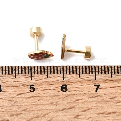 Ohrstecker aus 304 Edelstahl&nbsp;EJEW-F396-02B-G
