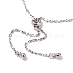 Verstellbare 304 Edelstahl-Kabelketten zur Herstellung von Armbändern&nbsp;AJEW-JB01216-02