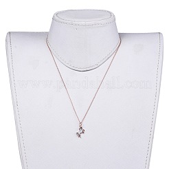 Collane con pendente in ottone unicorno&nbsp;NJEW-JN02575-M
