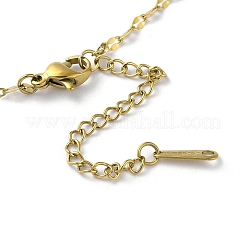 Collane con medaglione a cuore in ottone con strass e perla di plastica all'interno&nbsp;NJEW-Z026-02G