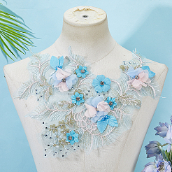 Broderie en polyester&nbsp;DIY-WH2031-077A-02