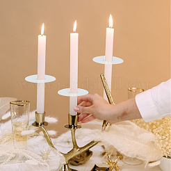 Bandeja para velas de papel aluminizado&nbsp;AJEW-WH0470-86