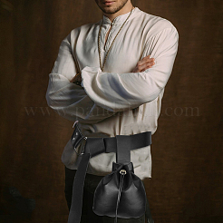 1 cartera medieval de piel sintética sintética.&nbsp;AJEW-CL0003-69B