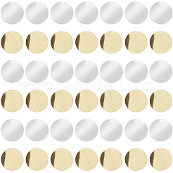 500 ciondolo in paillettes/paillettes di plastica di 2 colori&nbsp;AJEW-GF0014-28A
