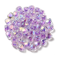 Placcatura uv perline acriliche iridescenti arcobaleno&nbsp;LS-OACR-F004-05F