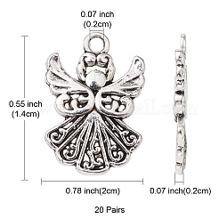 Pendentifs en alliage de style tibétain&nbsp;TIBEP-YW0001-51