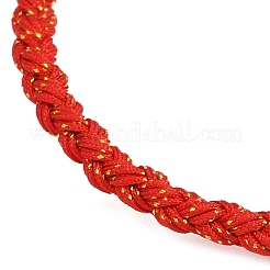 Bracelets en cordon de nylon tressé de 4 mm&nbsp;FIND-A057-01G-22