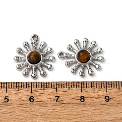 Natürlichen Tigerauge Anhänger&nbsp;STAS-P406-02P