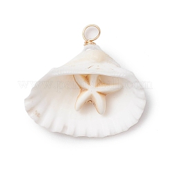 Pendentifs étoiles turquoise synthétique teints&nbsp;PALLOY-JF02647
