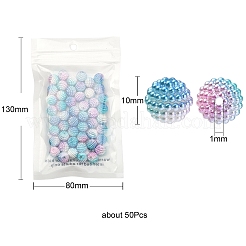 50 pz perle acriliche finte perle&nbsp;OACR-YW0001-11H