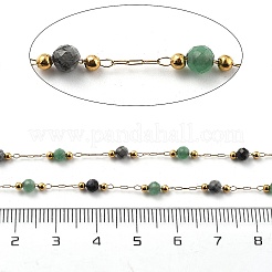 Chaînes à maillons en aventurine verte&nbsp;CHS-K021-01G-01