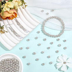 120pcs perles de strass en laiton&nbsp;KK-PA0001-26S