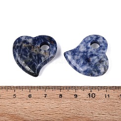 Pendentifs en jaspe tache bleue naturelle&nbsp;G-G602-06H