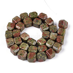 Natur Unakit Perlen Stränge&nbsp;G-N353-03A-05