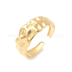 Gehämmerte Manschettenringe aus Edelstahl 304&nbsp;RJEW-S626-04G