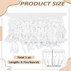 3 Yard Polyester-Quasten-Spitzenband&nbsp;OCOR-LP0002-57B