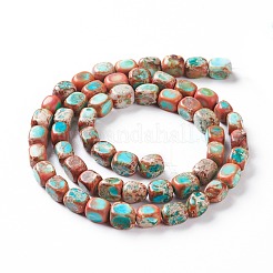 Regalite naturelle / jaspe impérial / perles de jaspe de sédiments marins&nbsp;X-G-Z008-01D