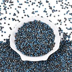Perles de rocaille en verre picasso&nbsp;GL-N001-01B-02