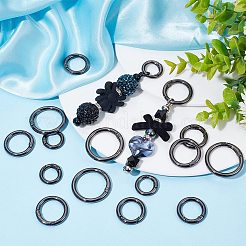 20pcs 4 Arten Legierungsfedertorringe&nbsp;FIND-SP0001-50C